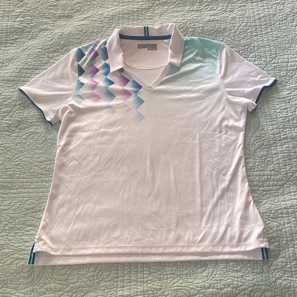 Callaway Geometric Polo Shirt
